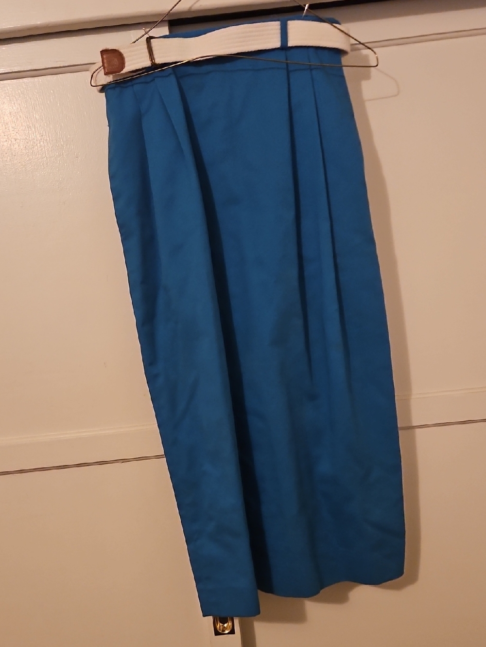 david brooks Vibrant Blue Midi Skirt